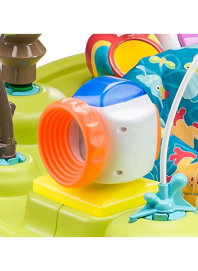 Exersaucer Life In The Amazon Triple Fun Bouncing Activity Saucer - Green