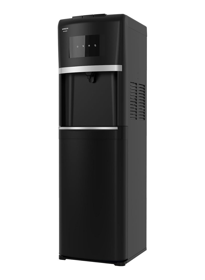 HITACHI - Water Dispenser, Bottom Loading, Hot Cold and Ambient Temperature, Japanese Quality Floor Standing Water Cooler, Child Safety lock, Best for Home, Office-Pantry HWD-B30000 Black - Image 1