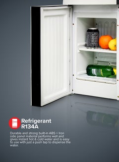 Olsenmark Water Dispenser with Refrigerator, Hot- Cold- Warm Function, OMWD1629 , Cold Temperature: 6-10C - Hot Temperature: <95C - ABS + Iron Side Panel - Heating Power 500W OMWD1629 White  - Image 4