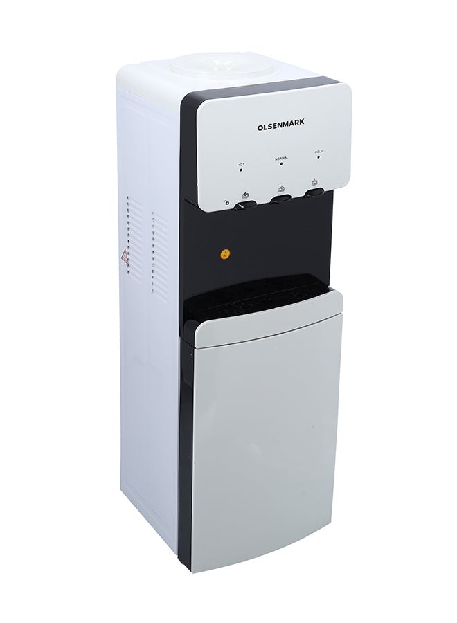 Olsenmark - Water Dispenser with Refrigerator, Hot- Cold- Warm Function, OMWD1629 , Cold Temperature: 6-10C - Hot Temperature: <95C - ABS + Iron Side Panel - Heating Power 500W OMWD1629 White - Image 1