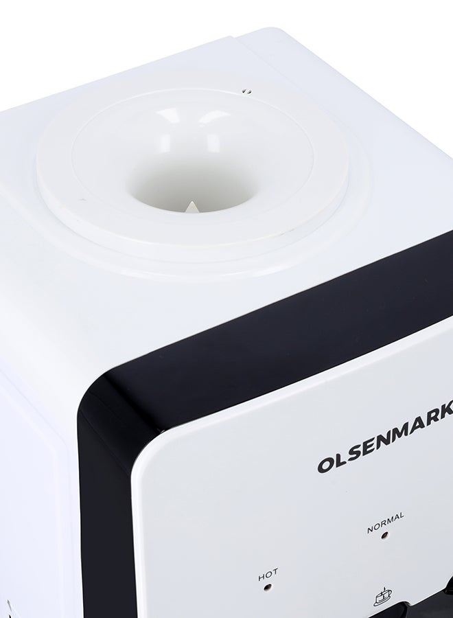 Olsenmark - Water Dispenser with Refrigerator, Hot- Cold- Warm Function, OMWD1629 , Cold Temperature: 6-10C - Hot Temperature: <95C - ABS + Iron Side Panel - Heating Power 500W OMWD1629 White - Image 1