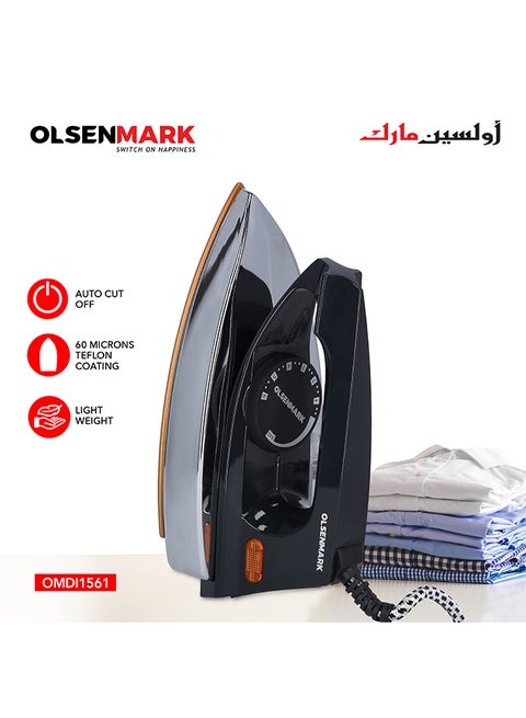 Automatic Dry Iron 1200 W OMDI1561N Silver/Grey