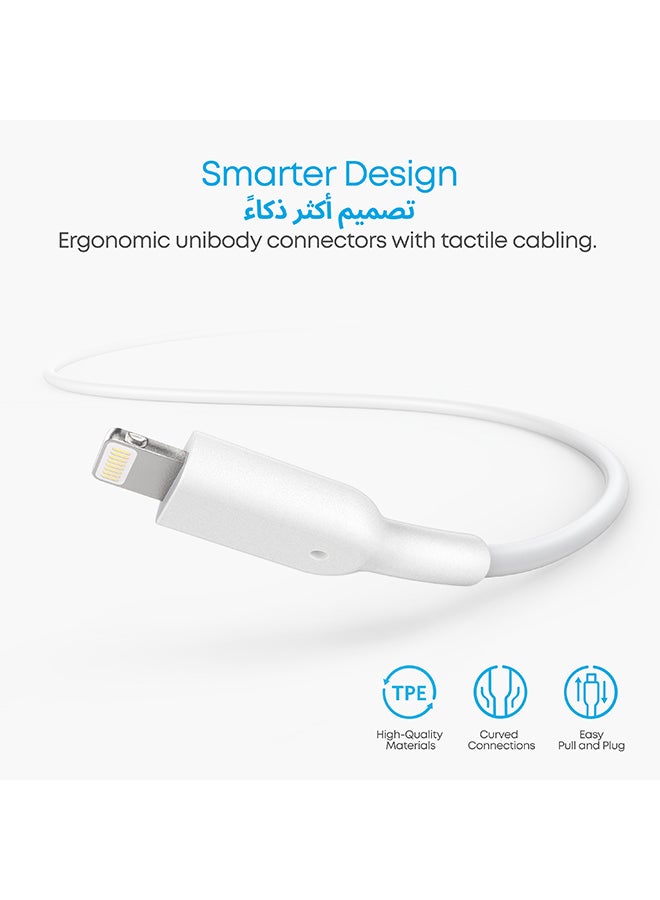 Anker Powerline Ii LightningCable (3Ft), Probably The World'S Most Durable Cable, Mfi Certified For iPhone 14/14 Plus/14 Pro/14 Pro Max/13/12/11/X Series White  - Image 4