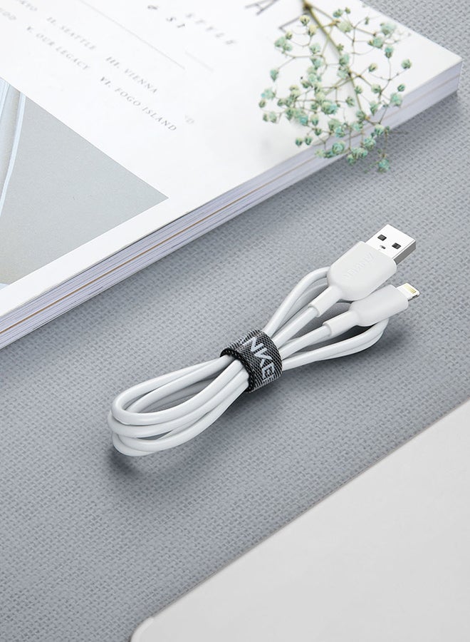 Powerline Ii LightningCable (3Ft), Probably The World'S Most Durable Cable, Mfi Certified For iPhone 14/14 Plus/14 Pro/14 Pro Max/13/12/11/X Series White