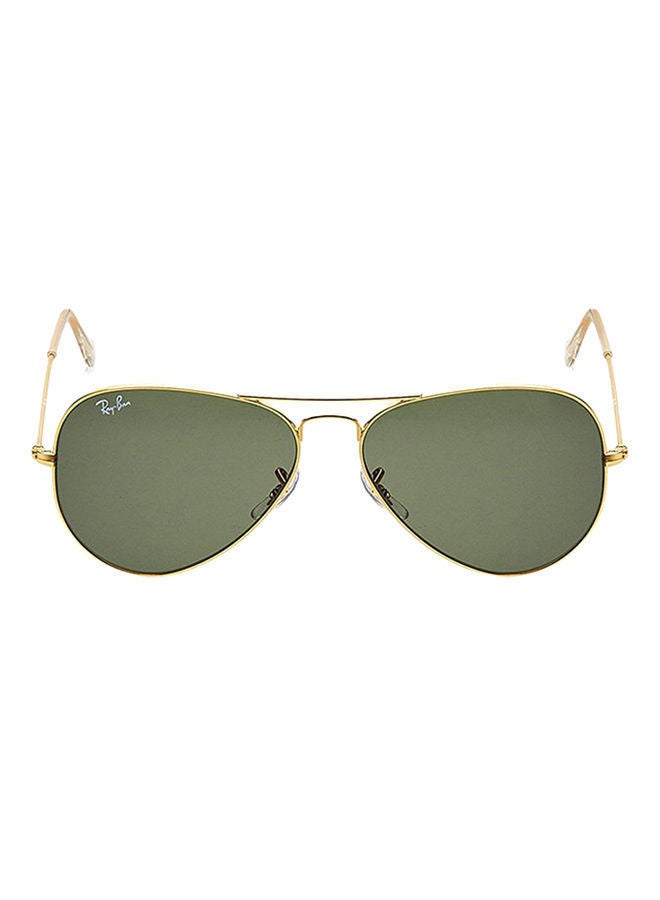 Ray-Ban Men's Full Rim Pilot Sunglasses - RB3025 L0205 - Lens Size: 58 mm - Gold - Image 2