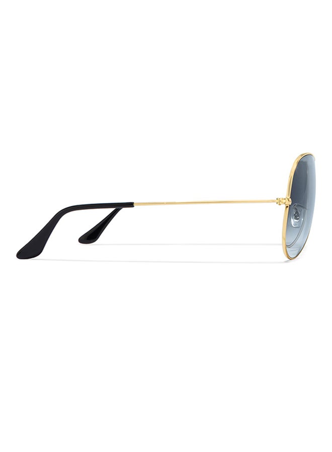 Ray-Ban Men's Full Rim Aviator Sunglasses - RB3025 - Lens Size: 62 mm - Gold - Image 3