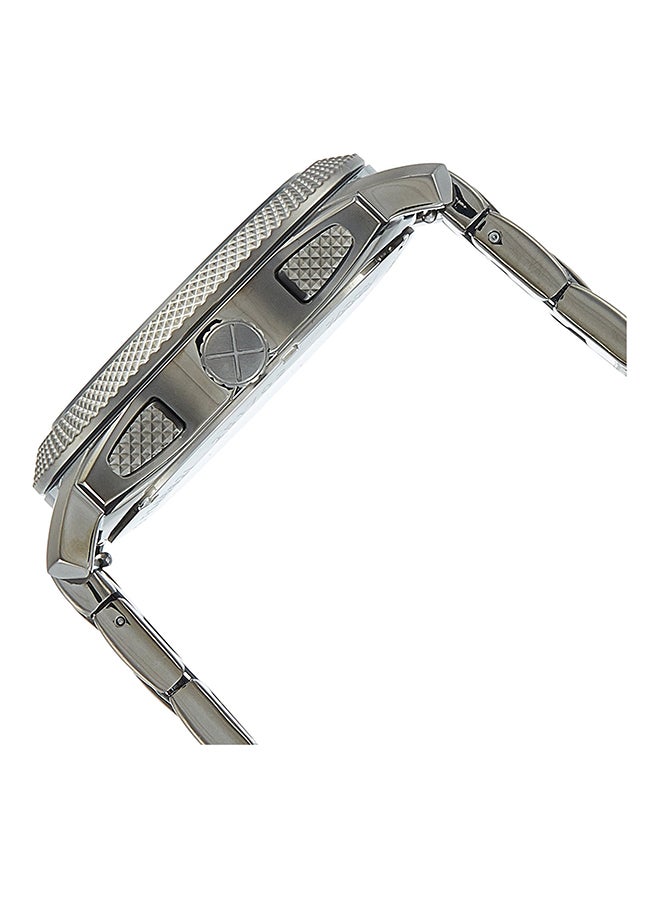 فوسيل ساعة يد بعقارب مقاومة للماء طراز FS4662 - 42 مم - فضي للرجال - Image 3