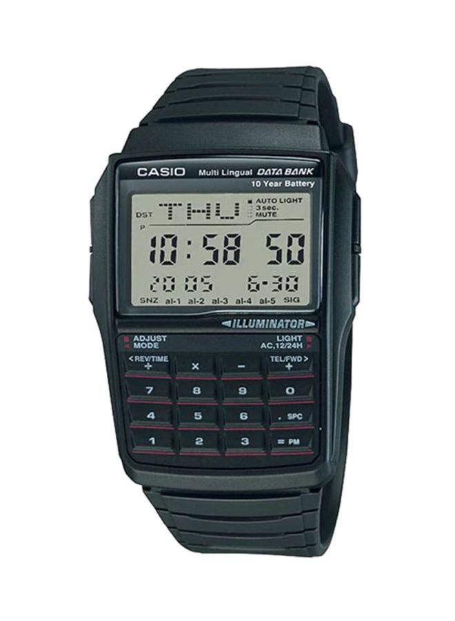 كاسيو ساعة يد رقمية كاجوال DBC-32-1A - قياس 50 مم - لون أسود للرجال - Image 1