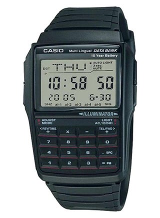 Men's Casual Digital Watch DBC-32-1A - 50 mm - Black