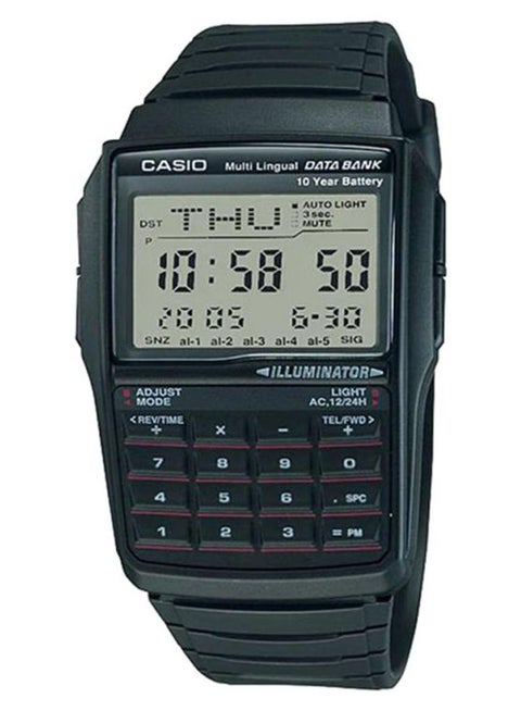 Men's Casual Digital Watch DBC-32-1A - 50 mm - Black