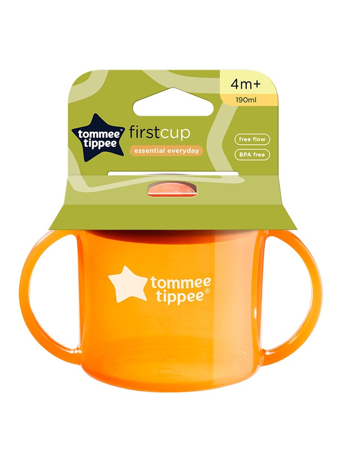 tommee tippee - Easiflow 360 Lip Activated Trainer Cup With Easy-Grip Handles Leak-Proof Dentist Recommended 190 ml, 4 Months+ - Assorted - Image 1