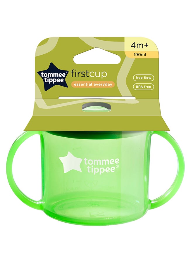 tommee tippee - Easiflow 360 Lip Activated Trainer Cup With Easy-Grip Handles Leak-Proof Dentist Recommended 190 ml, 4 Months+ - Assorted - Image 1