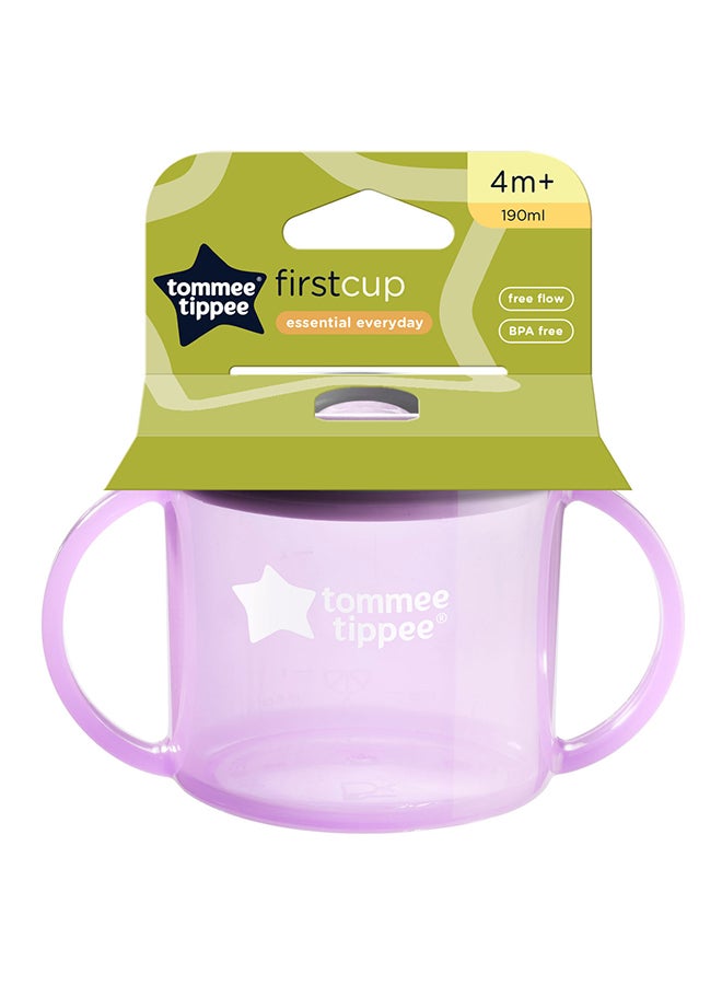 tommee tippee - Easiflow 360 Lip Activated Trainer Cup With Easy-Grip Handles Leak-Proof Dentist Recommended 190 ml, 4 Months+ - Assorted - Image 1