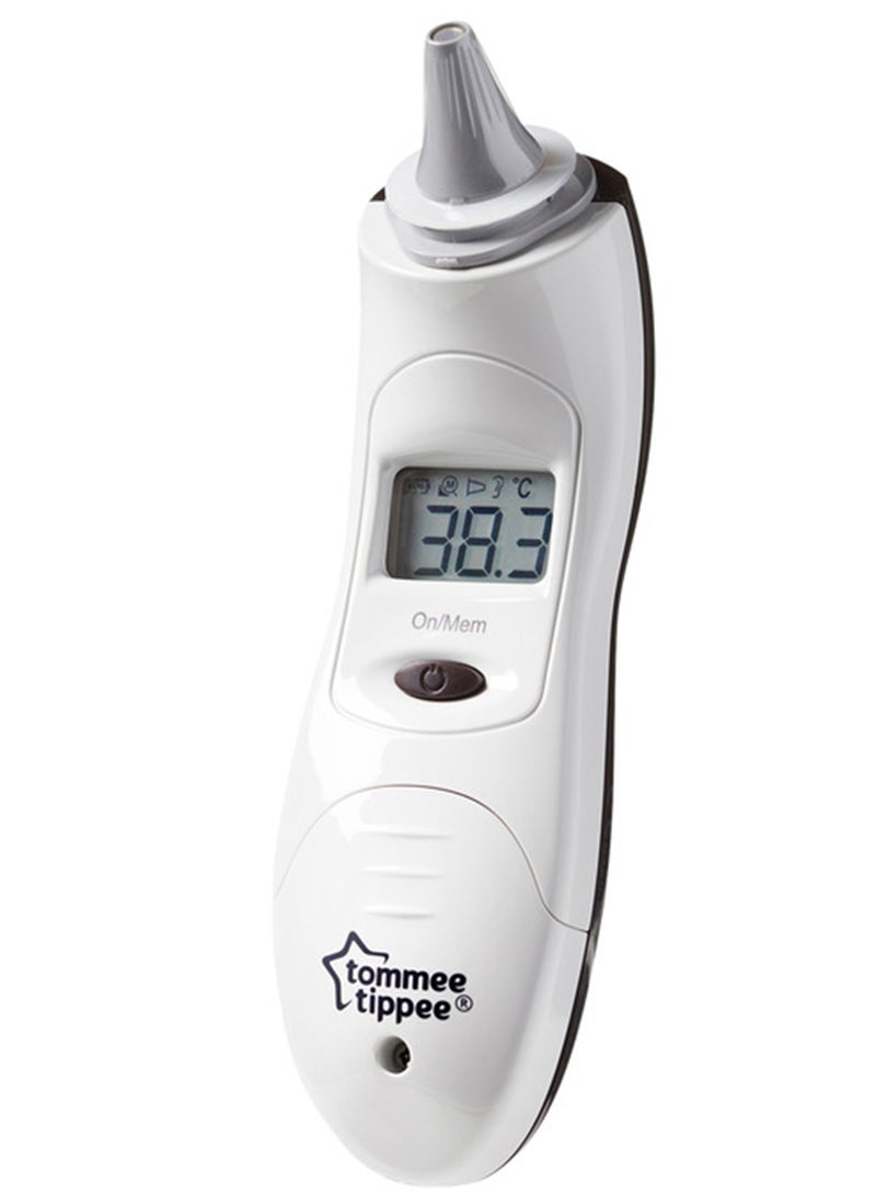 tommee tippee - Closer To Nature Digital Ear Thermometer With LED Display For 0 Months+ White - Image 1
