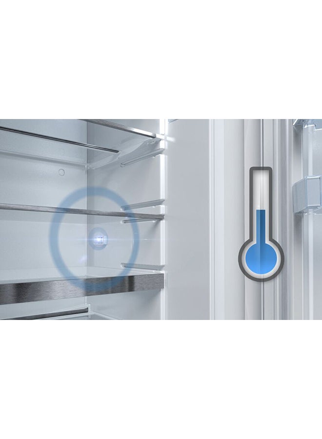 BOSCH - Built-In Fridge with VitaFresh Plus, 60 cm, Stainless Steel, with LED Lighting for Optimal Food Storage 90 W KIR81AF30M White - Image 1