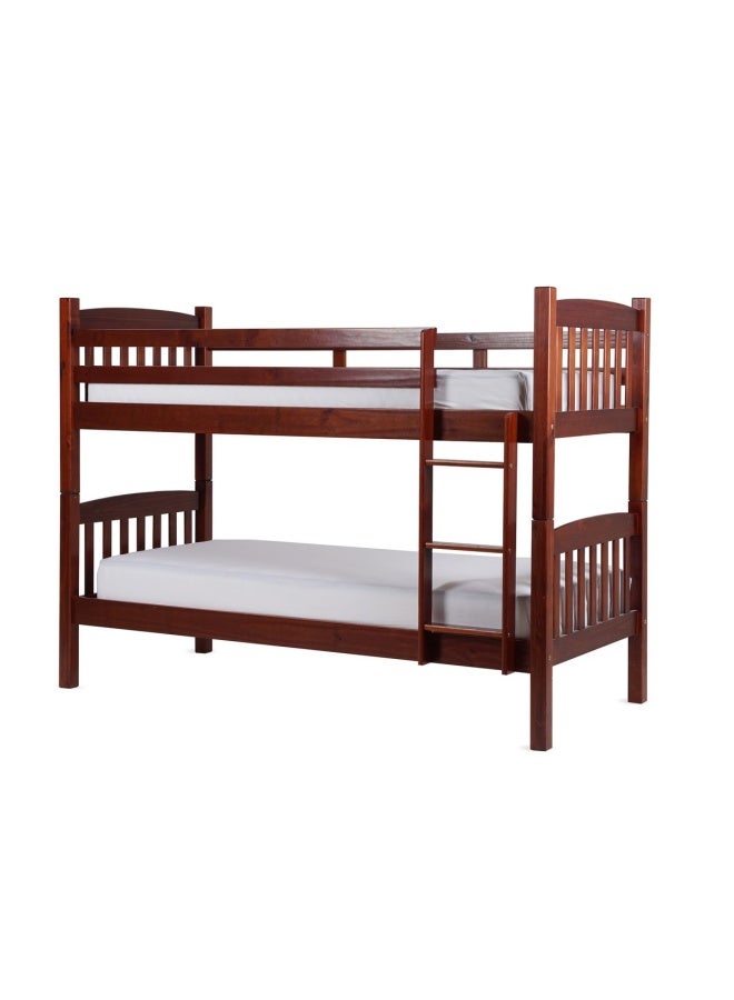 بان هوم  سرير كيرا بطابقين للأطفال بني 214x156x99سم - Image 4