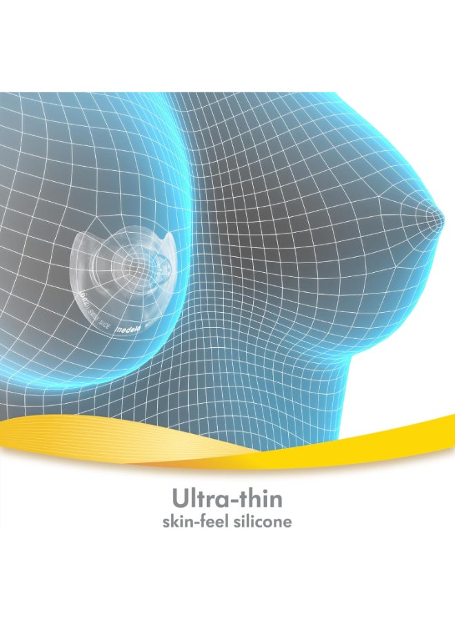 Medela - 2 Pieces Contact Nipple Shields Small - Assist With Latching, Protective Barrier Made From Soft Silicone - Packaging May Vary - Image 1
