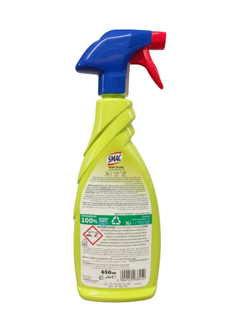 Smac Kitchen Degreaser Lemon 650ml - Image 2