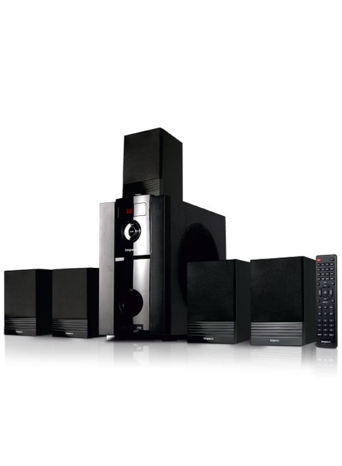 نظام سماعات 5.1Ch متعدد الوسائط HT 5107 أسود