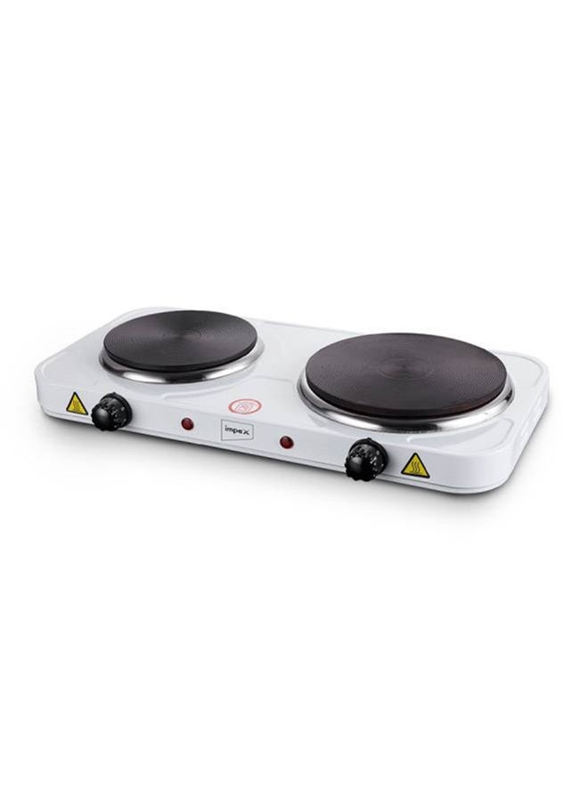 إمبكس سخّان كهربائي مزدوج 2500 وات 2500 W HP 202 أبيض/ أسود  - Image 1