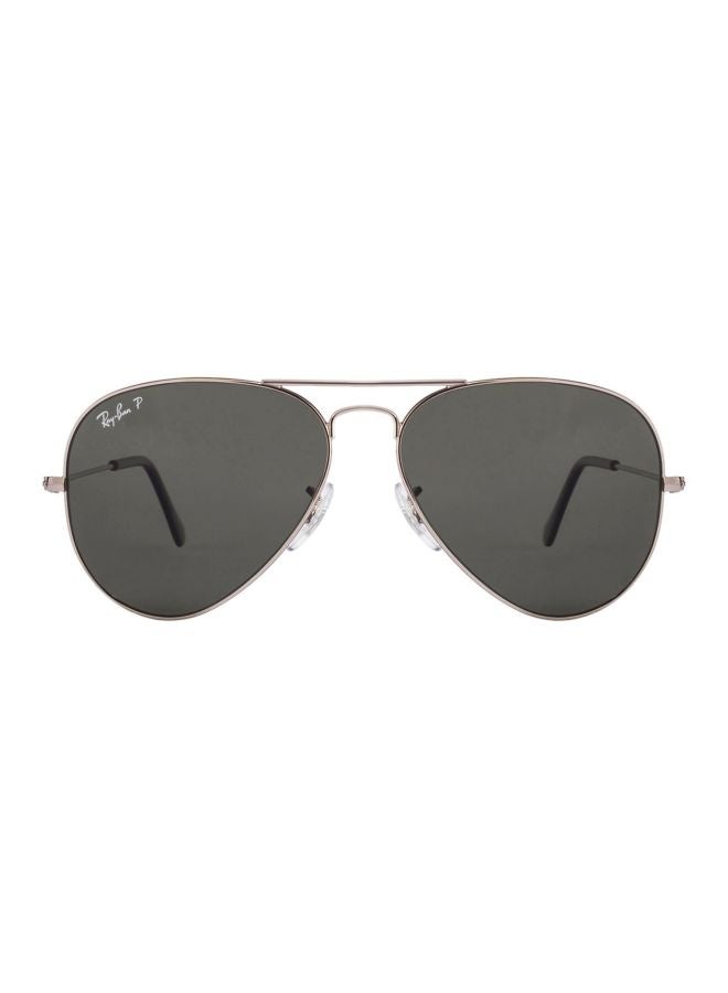 Ray-Ban Polarized Aviator Sunglasses - RB3025-003-58 - Lens Size: 58 mm - Silver - Image 1
