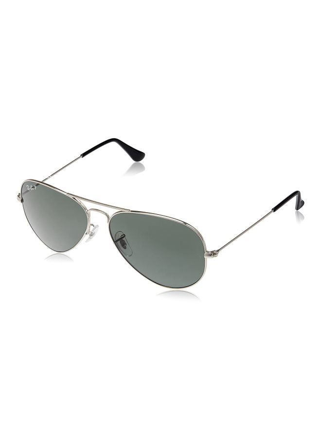 Ray-Ban Polarized Aviator Sunglasses - RB3025-003-58 - Lens Size: 58 mm - Silver - Image 2