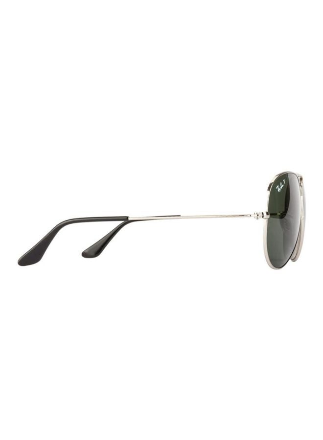 Ray-Ban Polarized Aviator Sunglasses - RB3025-003-58 - Lens Size: 58 mm - Silver - Image 3