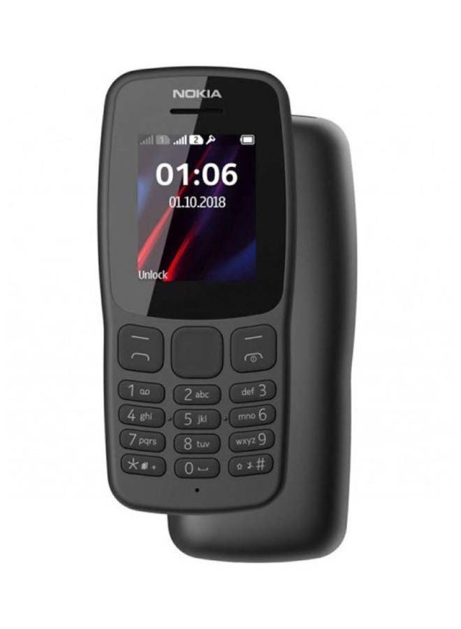 NOKIA - 105 Dual SIM Black /Charcoal 2G/4MB RAM International Version - Image 1