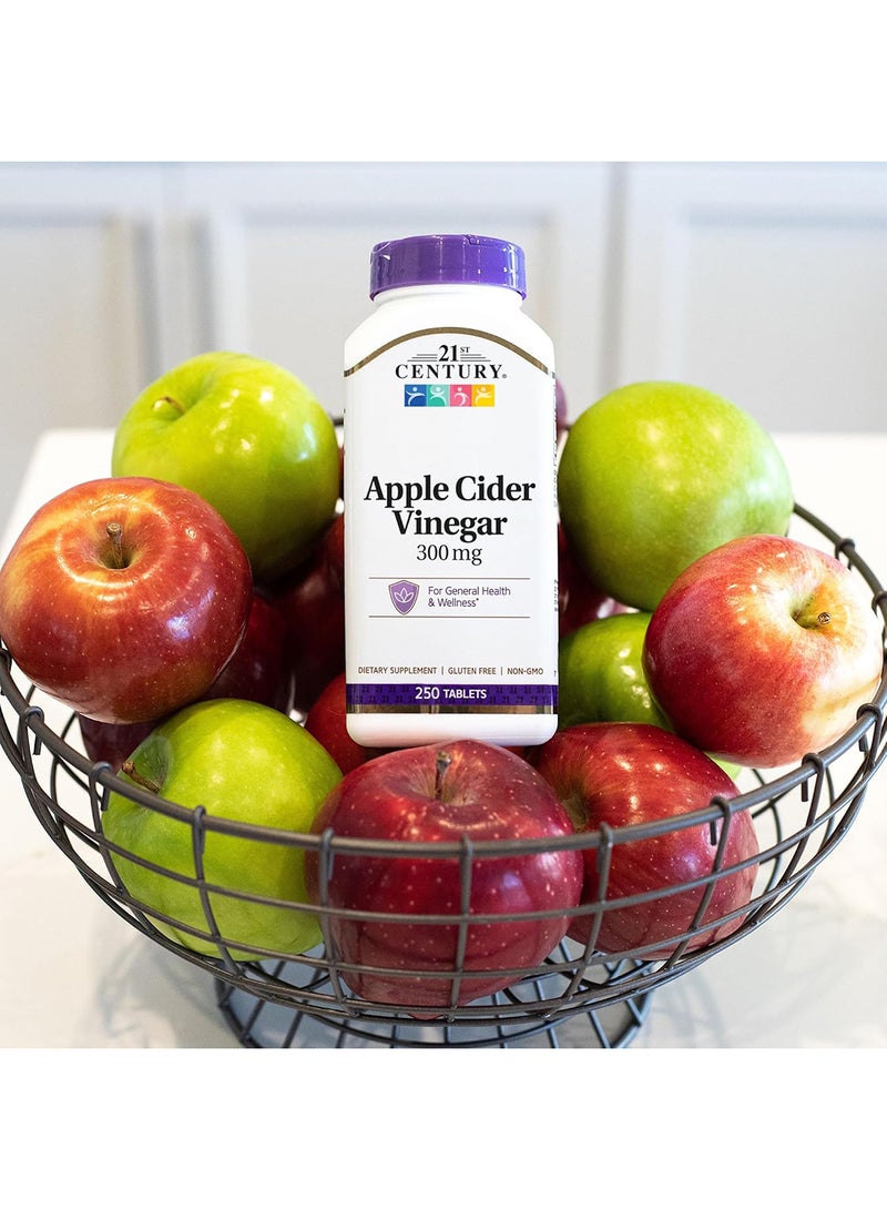 Apple Cider Vinegar 300mg - 250 Tablets - pnsku/N12739629A/45/_/1730107024/186c9a08-9537-4c7c-bdbc-467cbfcfd07d