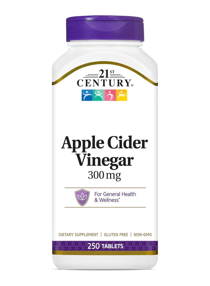 21st Century Apple Cider Vinegar 300mg - 250 Tablets - Image 1