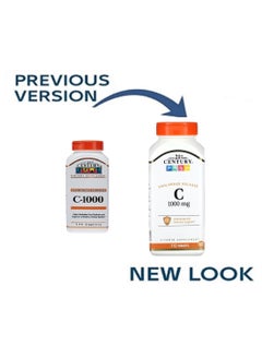 21st CENTURY C 1000mg Prolonged Release 110 Caplets  - Image 1