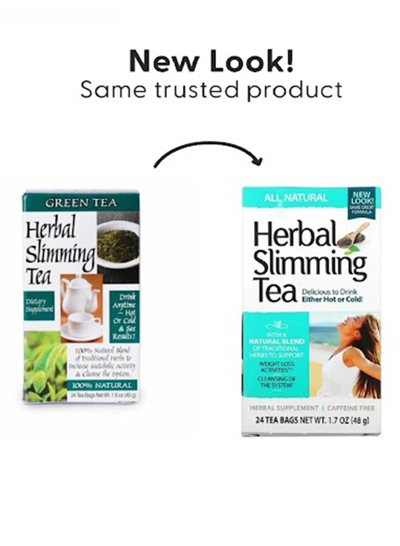 21st CENTURY - Natural Herbal Slimming Tea - 24 Bags - Image 1