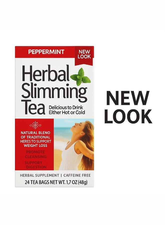 24 كيس شاي النعناع العشبي للتنحيف - Image 1