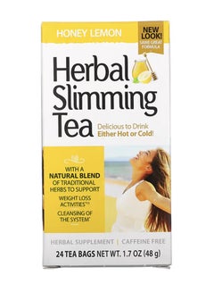 21st CENTURY Herbal Slimming Honeylemon Tea 24 Tea Bags  - Image 1