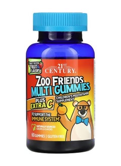 21st CENTURY Mimi Bears Plus Extra C Childrens Health Citrus 60 Chews  - Image 1