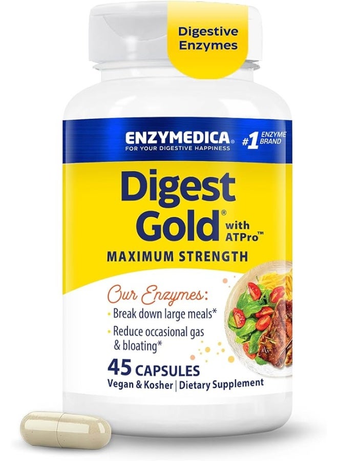 Enzymedica Digest Gold + ATPro 45 Capsules - Image 1