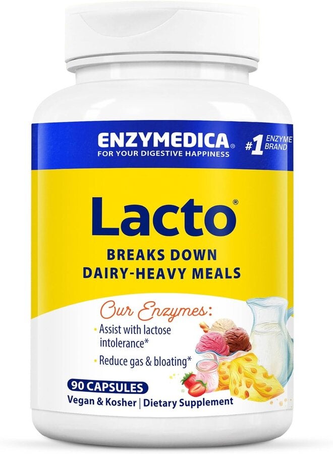 ENZYMEDICA - Lacto 90 Caps - Image 1
