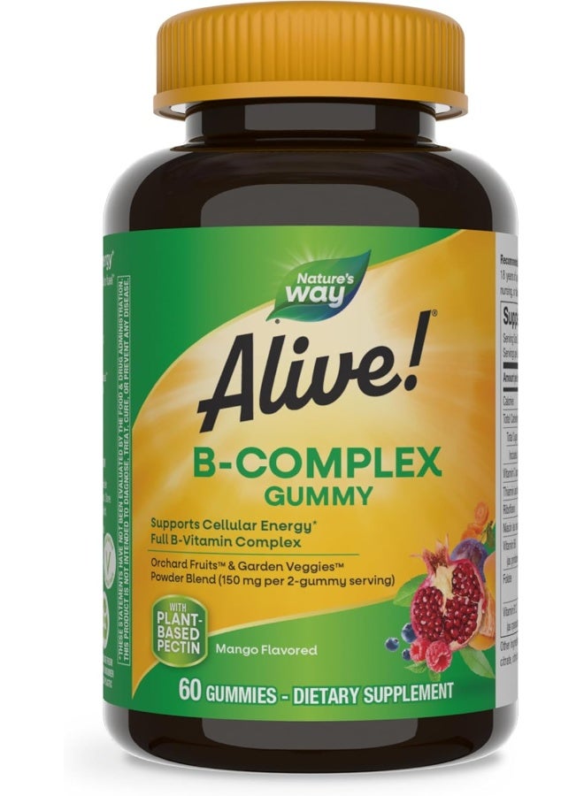 Nature's Way B-Complex Mango Flavored 60 Gummies Packaging May Vary  - Image 1