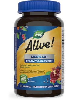 Nature's Way Men's 50+ Multivitamin Gummy, 60 Gummies Packaging May Vary  - Image 5