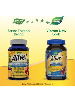 Nature's Way Men's 50+ Multivitamin Gummy, 60 Gummies Packaging May Vary  - Image 2