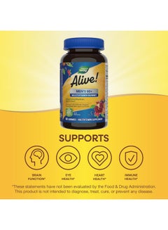 Nature's Way Men's 50+ Multivitamin Gummy, 60 Gummies Packaging May Vary  - Image 3