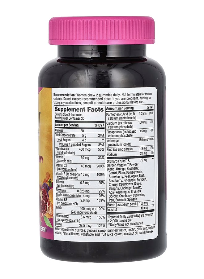 Nature's Way Alive Vitamin For Women 60 Gummies - Image 4