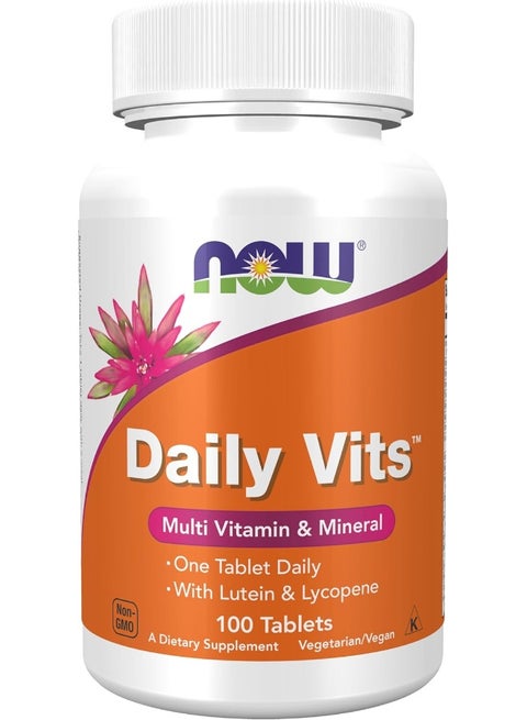 Daily Vits, Multi Vitamin & Mineral, 100 Tablets Packaging May Vary