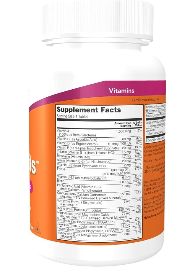 Daily Vits, Multi Vitamin & Mineral, 100 Tablets Packaging May Vary