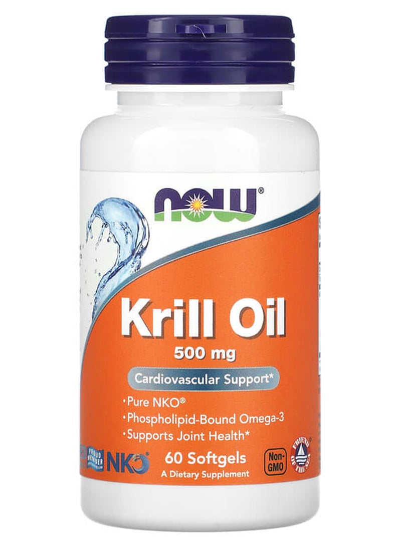 now Now Foods Neptune Krill Oil  60 Softgels  - Image 1