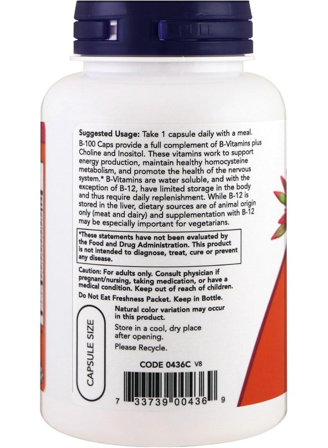 ناو فودز كبسولات فيتامين ب-100 100 - Image 3