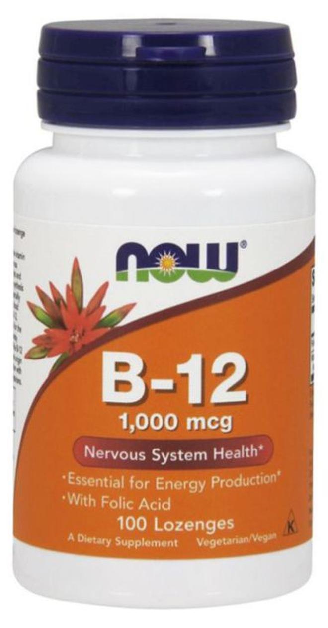 Now Foods B-12 1000Mcg Dietary Supplement - 100 Lozenges - Image 1