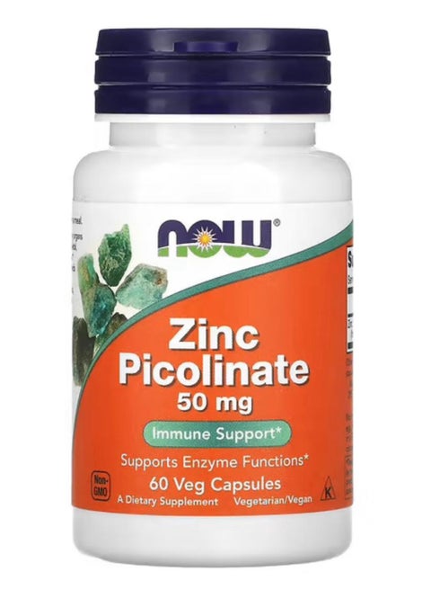 Zinc Picolinate, 50 mg, 60 Veg Capsules
