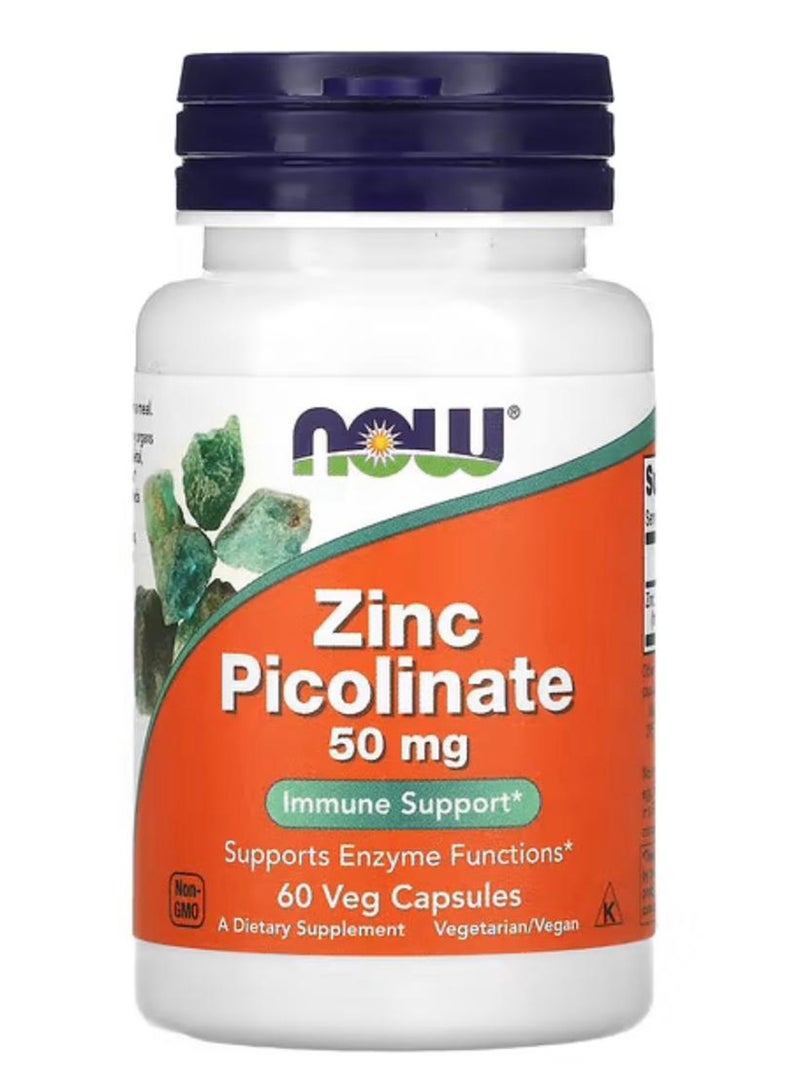 Zinc Picolinate, 50 mg, 60 Veg Capsules