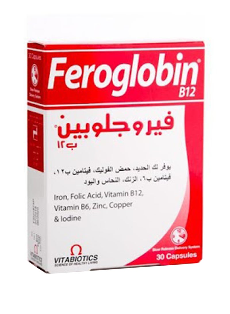 Vitabiotics Feroglobin Original 30 Tablets - Image 1
